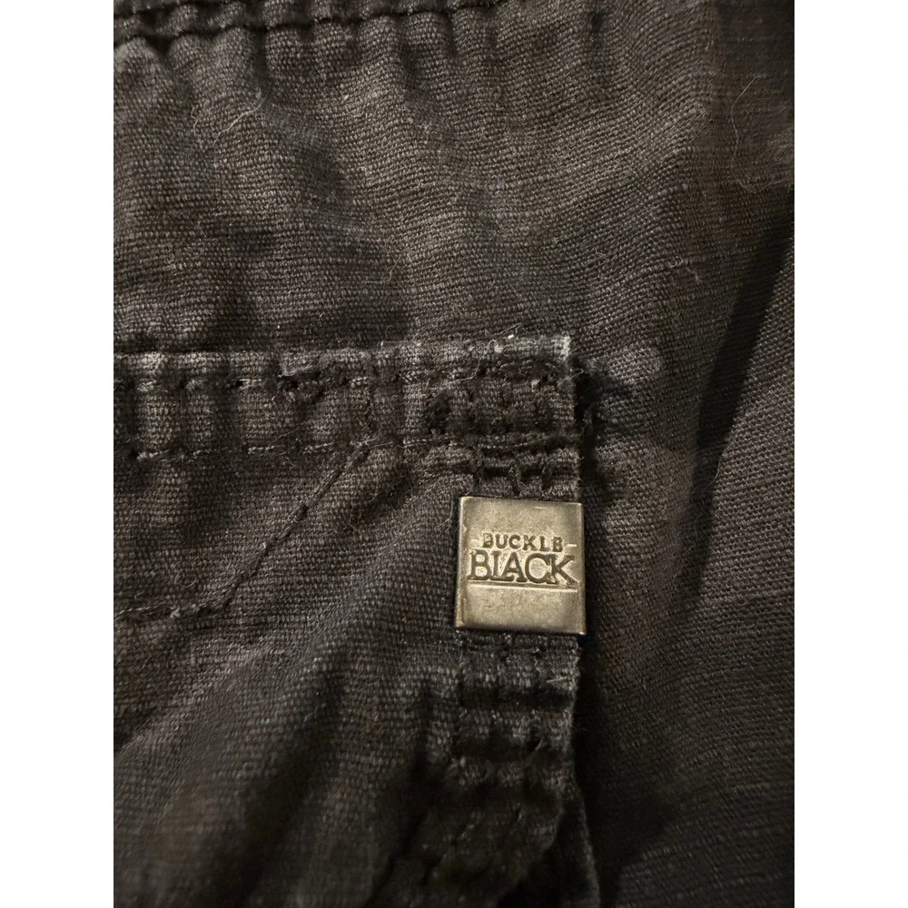 Buckle Black Mens Athletic Fit Cargo Shorts Grey Camo Size 38 Ripstop Utility